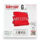 Hidersine Artista Violin G String – Silver Wound, Synthetic Core – 1/2 Size