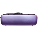 Hidersine Violin Case - Polycarbonate Oblong Brushed Purple