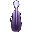Hidersine Violin Case - Polycarbonate Gourd Brushed Purple