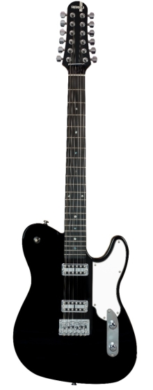 Shergold Telstar Standard ST14 Black 12-String