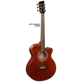 Brunswick Grand Auditorium Electro Mahogany - Left Handed