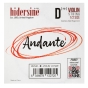 Hidersine Andante Violin D String 1/2