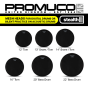 Promuco Stealth Drumhead Black Mesh for Digital Drum Kits/Silencing Acoustic Drumkits 16"