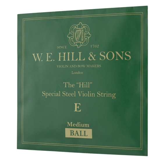 W. E. Hill Violin String E. Ball End. Medium
