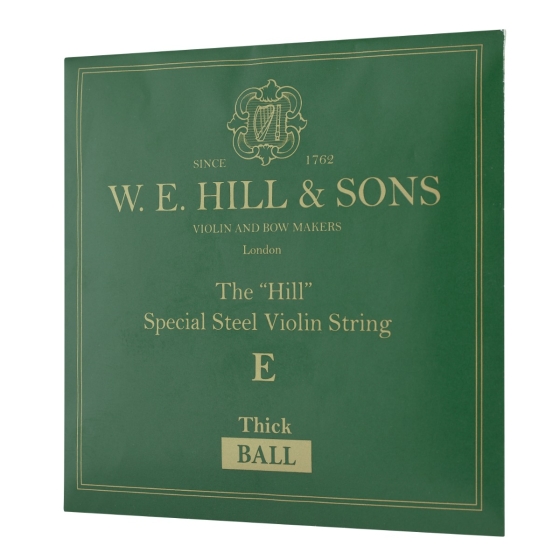 W. E. Hill Violin String E. Ball End. Strong